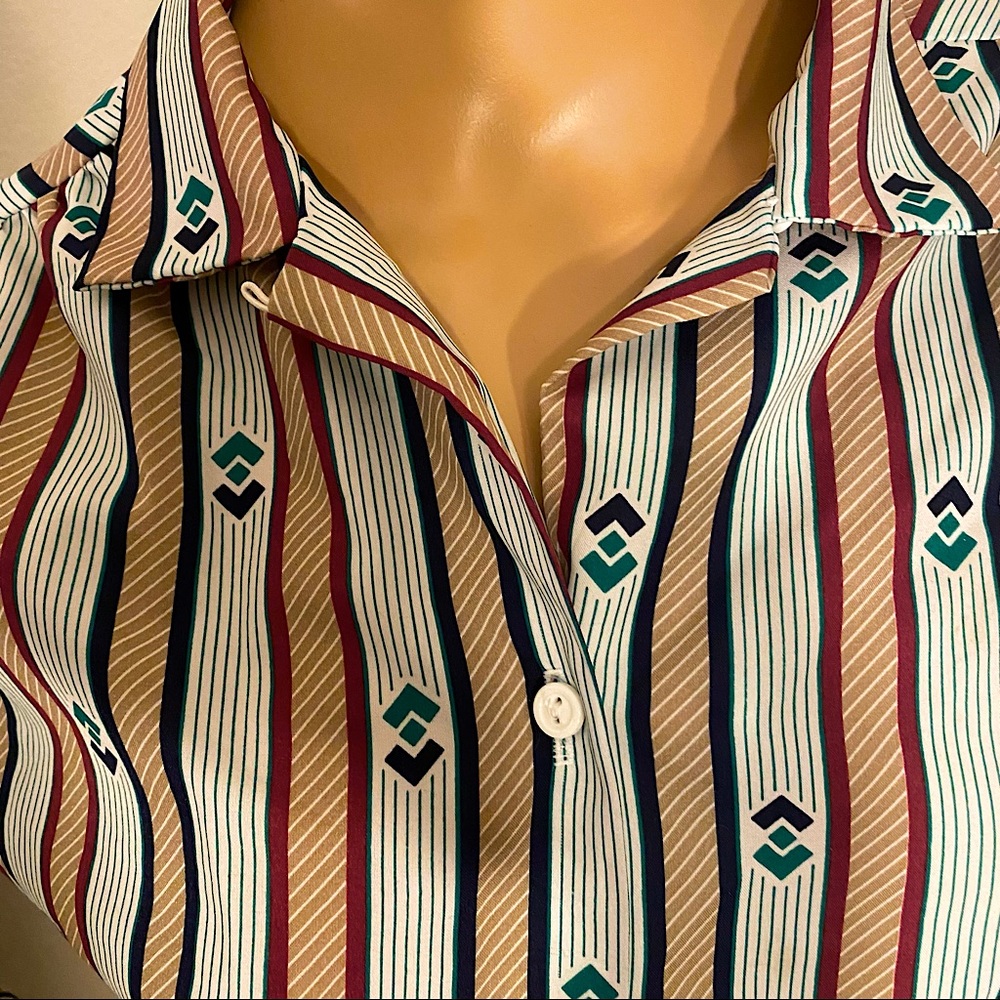 VINTAGE 70s ACT III BUTTON DOWN SHIRT - Picture 9 of 16